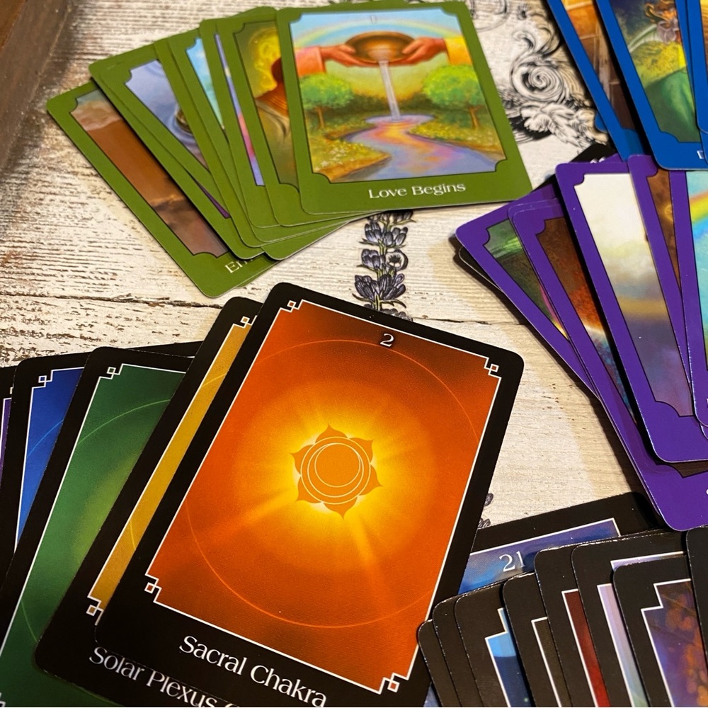 ORACLE - Psychic Tarot POCKET MINI SIZE 65-Card Deck by John Holland Guidebook - Picture 9 of 12